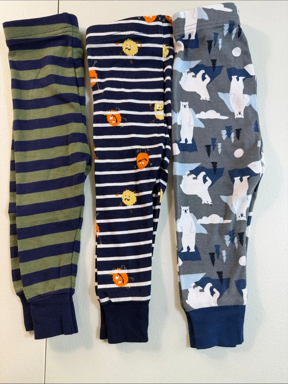 Old Navy Cotton Pajama Pants - Lot of 3. 12-18M
